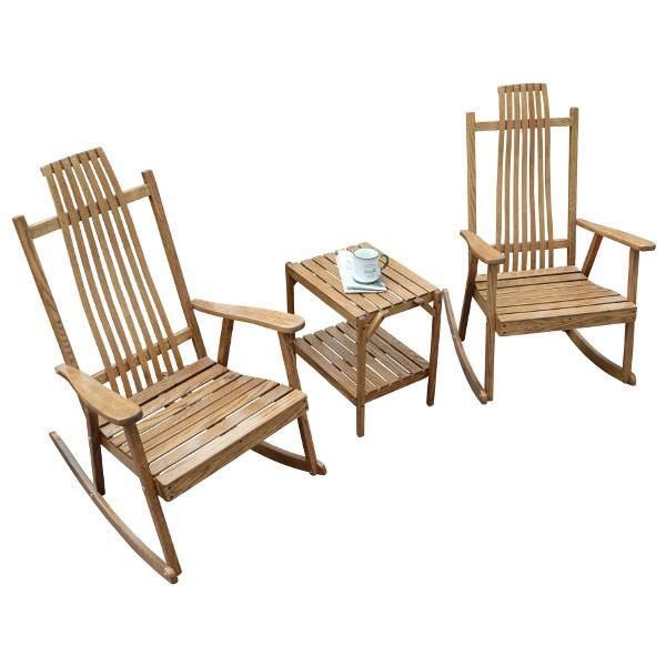 A &amp; L Furniture Bent Oak Rocker Chair Rocker Chair Natural