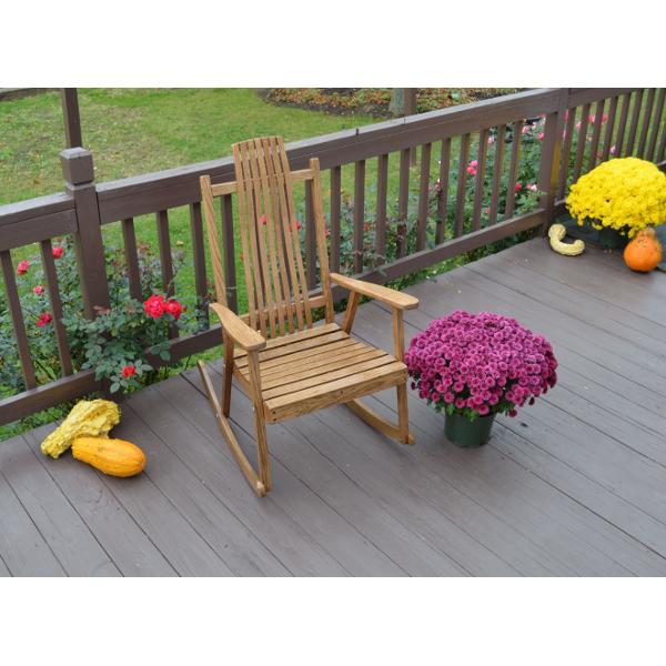 A &amp; L Furniture Bent Oak Rocker Chair Rocker Chair Natural