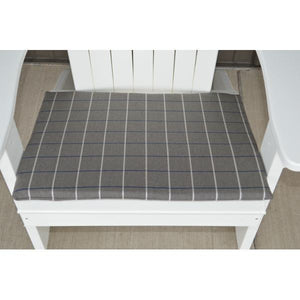 A & L Furniture Chair Seat Cushion Cushions & Pillows Cottage Gray