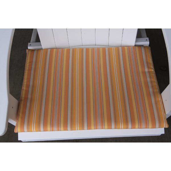 A &amp; L Furniture Chair Seat Cushion Cushions &amp; Pillows Orange Stripe