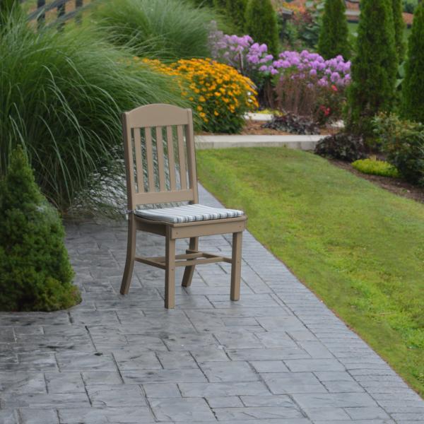 A &amp; L Furniture Classic Dining Chair Outdoor Chairs Aruba Blue