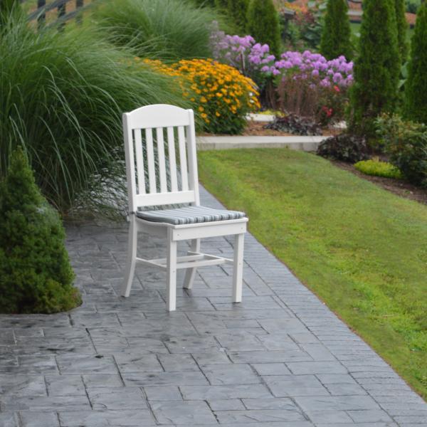 A &amp; L Furniture Classic Dining Chair Outdoor Chairs Aruba Blue