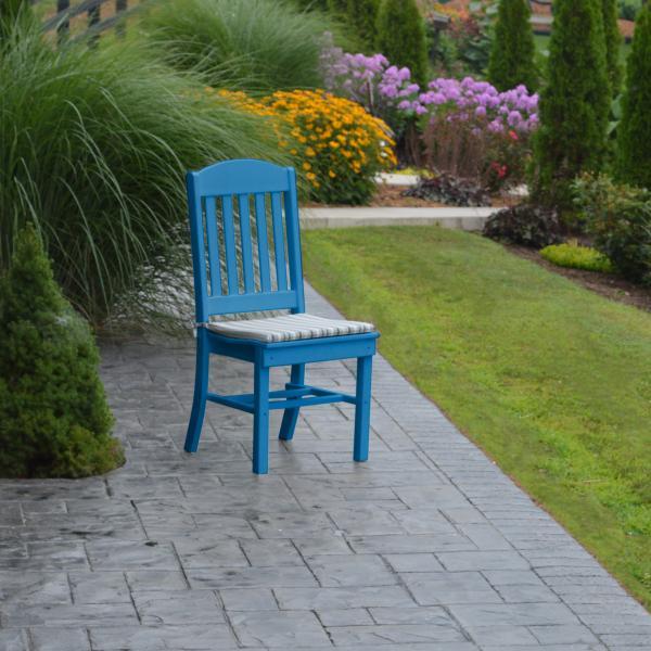 A &amp; L Furniture Classic Dining Chair Outdoor Chairs Aruba Blue