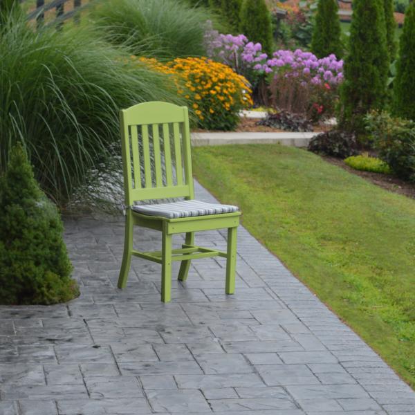 A &amp; L Furniture Classic Dining Chair Outdoor Chairs Aruba Blue