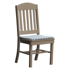 A & L Furniture Classic Dining Chair Outdoor Chairs Weathered Wood