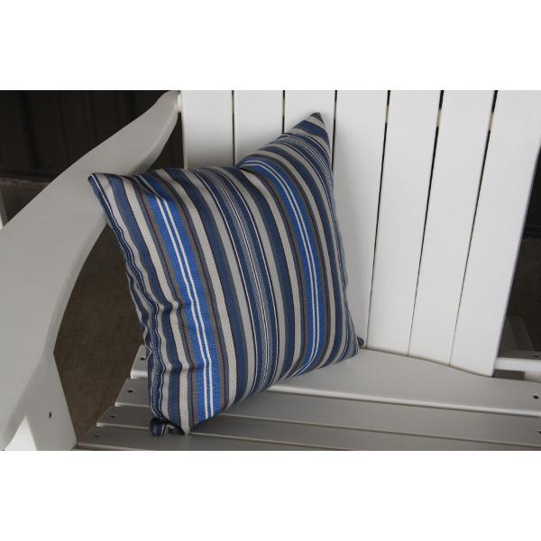 A &amp; L Furniture Cozy Pillow Pillows 15" pillow / Blue Stripe