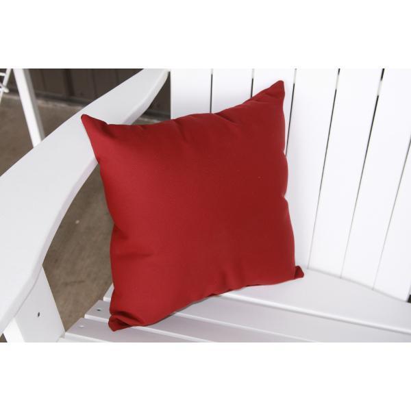 A &amp; L Furniture Cozy Pillow Pillows 15" pillow / Burgundy