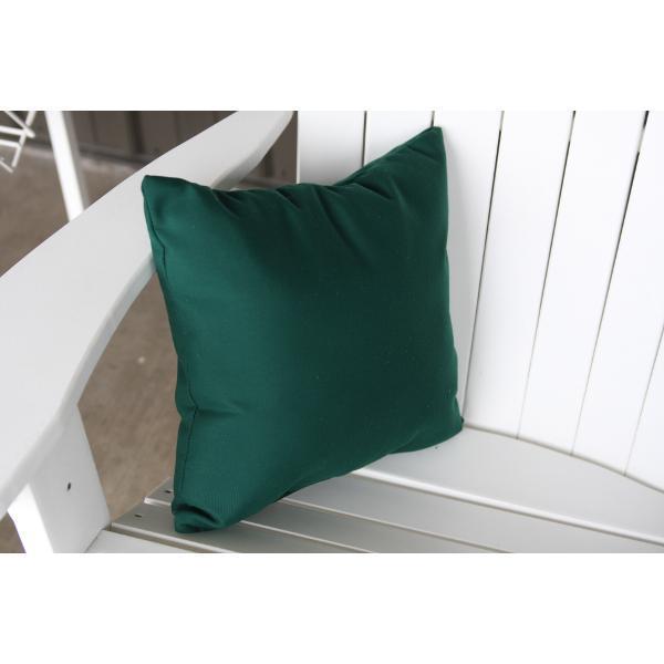 A &amp; L Furniture Cozy Pillow Pillows 15" pillow / Forest Green
