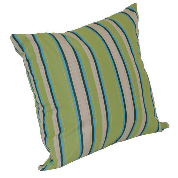 A &amp; L Furniture Cozy Pillow Pillows 15" pillow / Lime Stripe