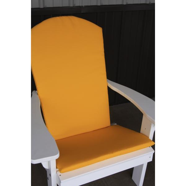 A &amp; L Furniture Full Adirondack Chair Cushion Cushions &amp; Pillows Natural