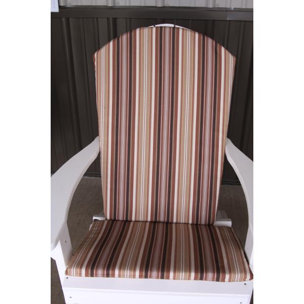 A &amp; L Furniture Full Adirondack Chair Cushion Cushions &amp; Pillows Natural