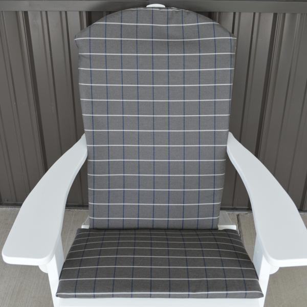 A &amp; L Furniture Full Adirondack Chair Cushion Cushions &amp; Pillows Natural