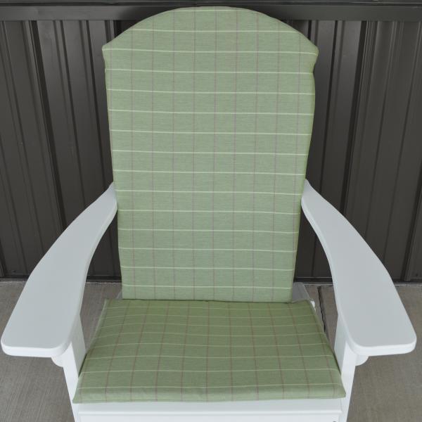 A &amp; L Furniture Full Adirondack Chair Cushion Cushions &amp; Pillows Natural