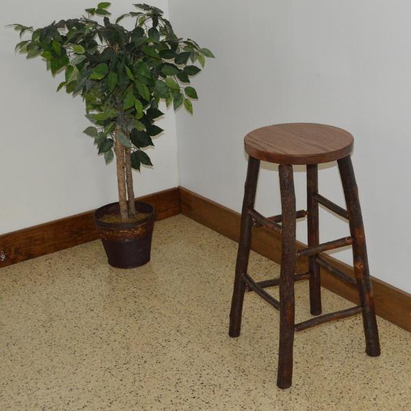 A &amp; L Furniture Hickory Bar Stool Stool Natural