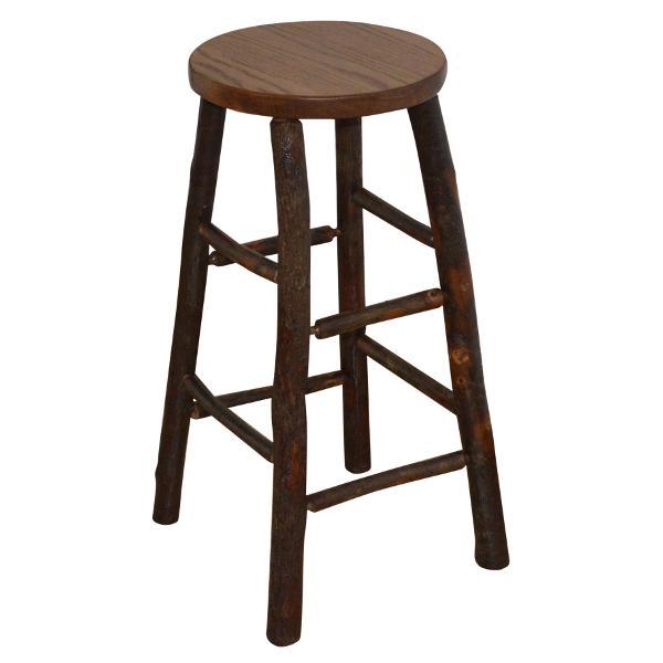 A &amp; L Furniture Hickory Bar Stool Stool Walnut