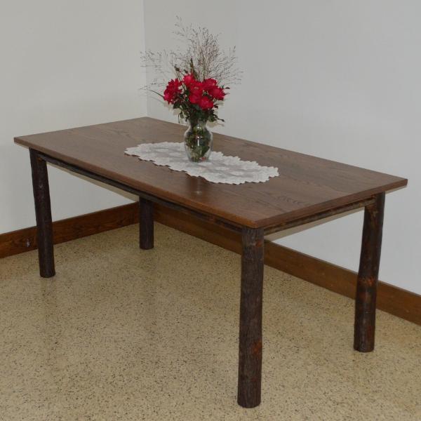 A &amp; L Furniture Hickory Farm Table Table 4ft / Natural