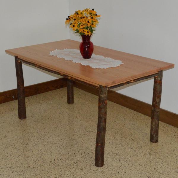 A &amp; L Furniture Hickory Farm Table Table 4ft / Natural