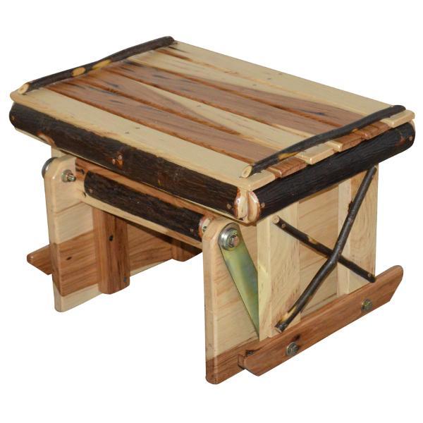 A &amp; L Furniture Hickory Gliding Ottoman Ottoman Rustic Hickory