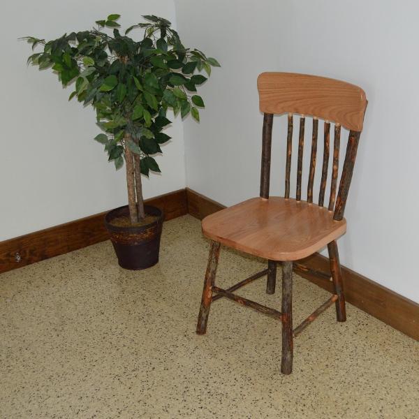 A &amp; L Furniture Hickory Panel Back Dining Chair Outdoor Chairs Natural