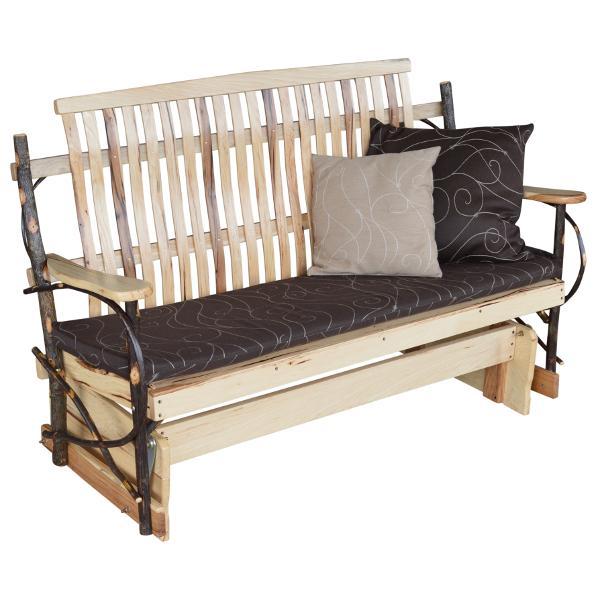 A &amp; L Furniture Hickory Porch Glider Glider 4ft / Rustic Hickory