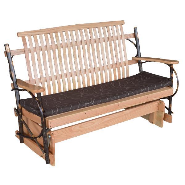 A &amp; L Furniture Hickory Porch Glider Glider 4ft / Rustic Hickory