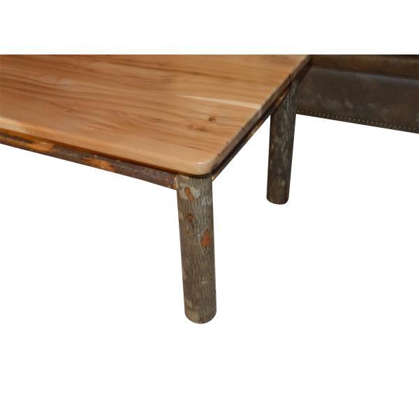 A &amp; L Furniture Hickory Solid Wood Coffee Table Table Rustic Hickory