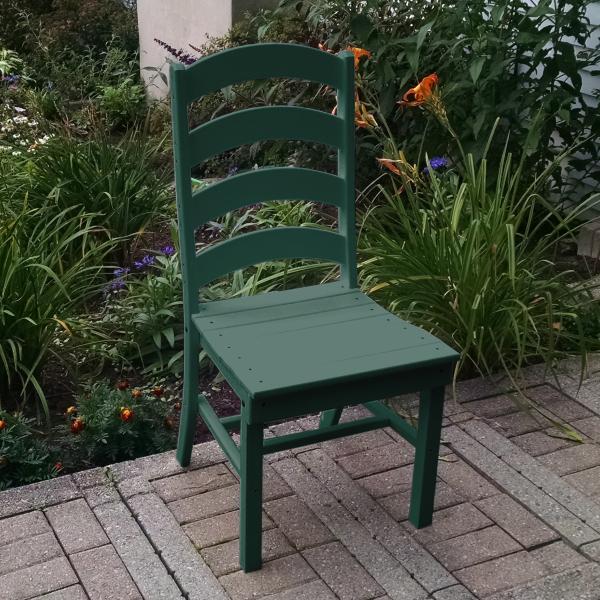 A &amp; L Furniture Ladderback Dining Chair Outdoor Chairs Aruba Blue
