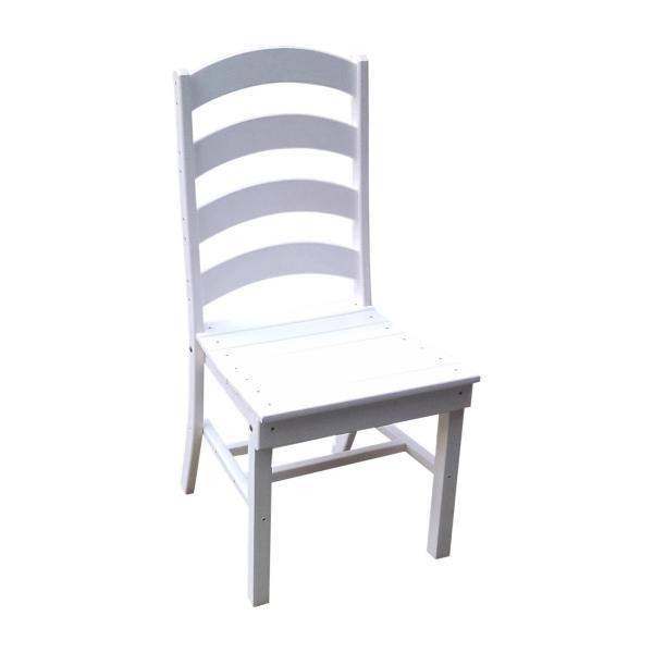 A &amp; L Furniture Ladderback Dining Chair Outdoor Chairs Aruba Blue