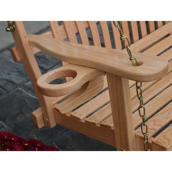 A &amp; L Furniture Oak Cupholder Cup Holders Natural