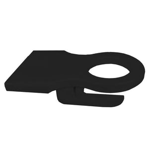 A & L Furniture Poly Cup Holder (Attach under arm to any piece of furniture) Cup Holders Black