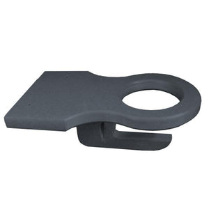 A & L Furniture Poly Cup Holder (Attach under arm to any piece of furniture) Cup Holders Dark Gray
