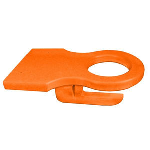 A & L Furniture Poly Cup Holder (Attach under arm to any piece of furniture) Cup Holders Orange