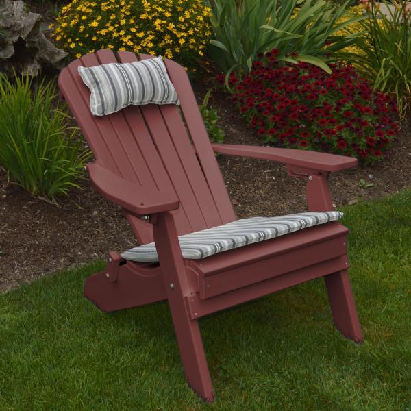 A &amp; L Furniture Poly Folding/Reclining Adirondack Chair Outdoor Chairs Aruba Blue