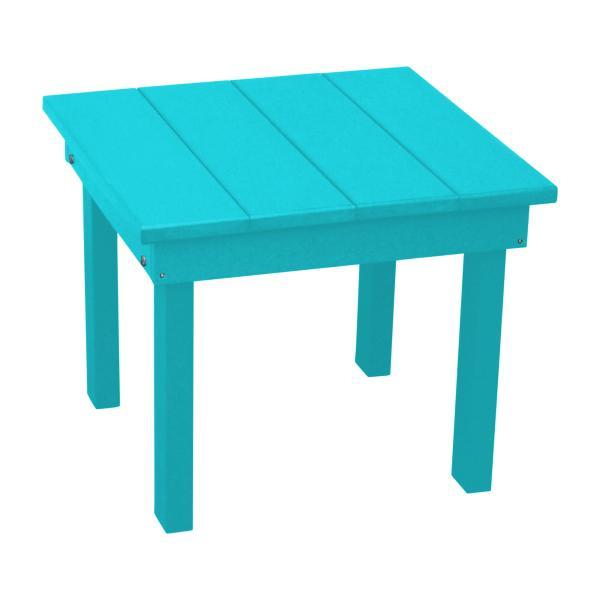 A &amp; L Furniture Poly Hampton End Table End Table Aruba Blue