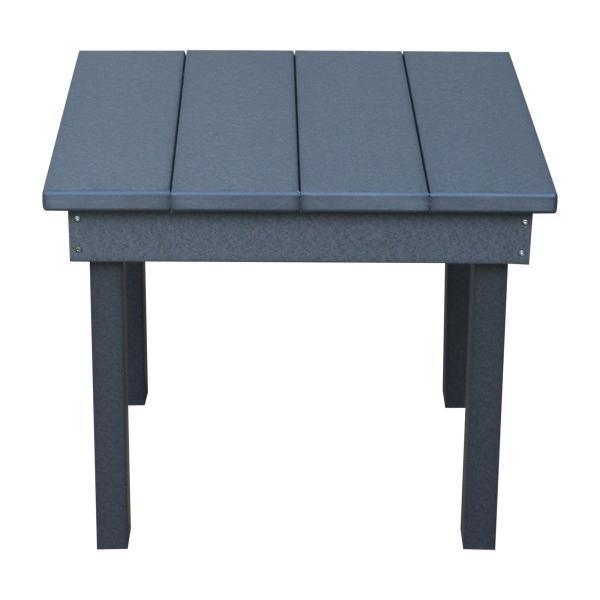 A &amp; L Furniture Poly Hampton End Table End Table Aruba Blue