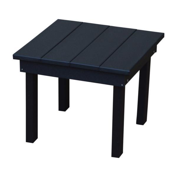 A &amp; L Furniture Poly Hampton End Table End Table Black