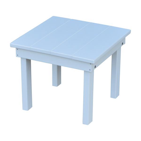 A &amp; L Furniture Poly Hampton End Table End Table White