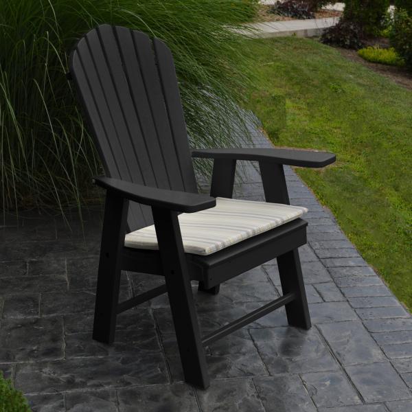 A &amp; L Furniture Poly Upright Adirondack Chair Outdoor Chairs Aruba Blue