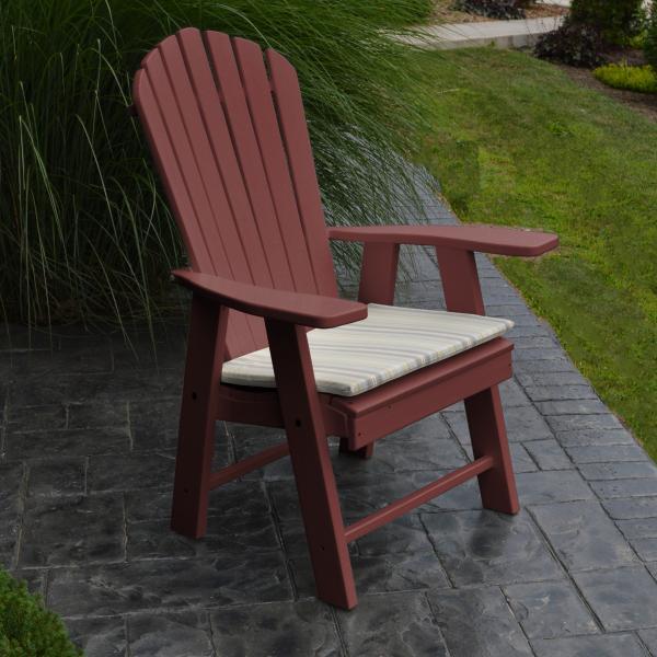 A &amp; L Furniture Poly Upright Adirondack Chair Outdoor Chairs Aruba Blue