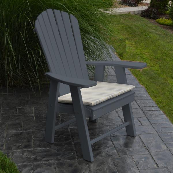 A &amp; L Furniture Poly Upright Adirondack Chair Outdoor Chairs Aruba Blue