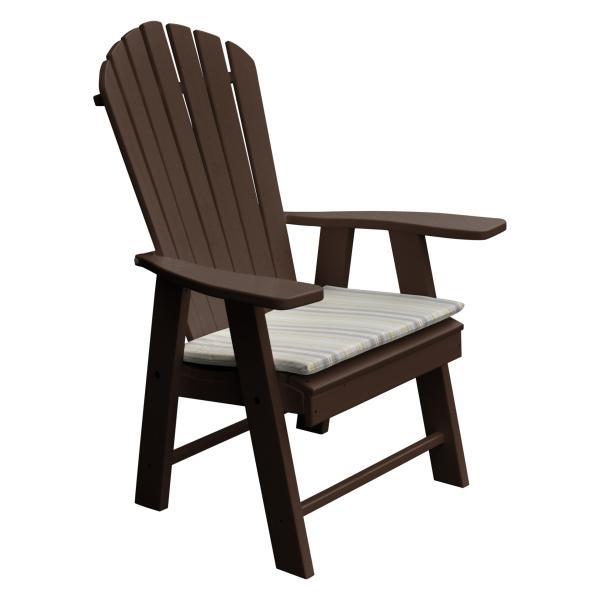 A &amp; L Furniture Poly Upright Adirondack Chair Outdoor Chairs Aruba Blue