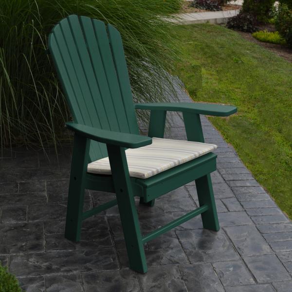 A &amp; L Furniture Poly Upright Adirondack Chair Outdoor Chairs Aruba Blue