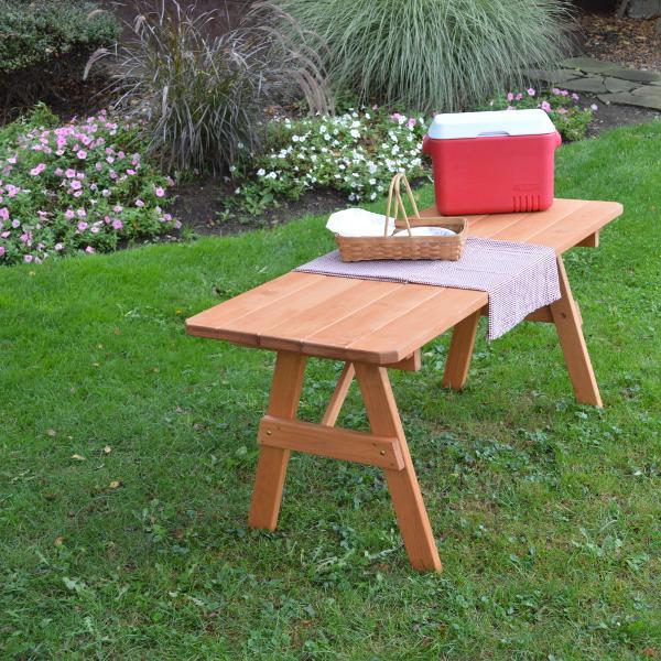 A &amp; L Furniture Pressure Treated Pine Traditional Table Table 4ft / Unfinished / No