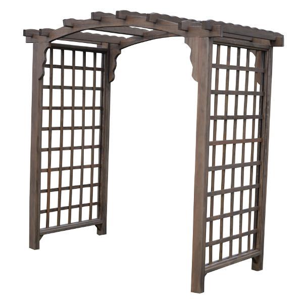 A & L Furniture Pressure Treated Yellow Pine Cambridge Arbor Porch Swing Stands 4ft / Unfinished