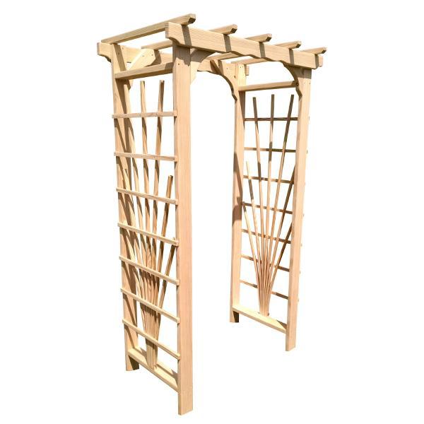A &amp; L Furniture Pressure Treated Yellow Pine Concord Arbor Porch Swing Stands 3ft / Unfinished