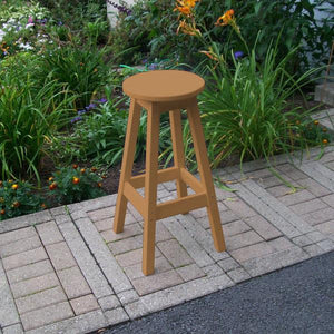 A & L Furniture Recycled Plastic Bar Stool Stool Cedar