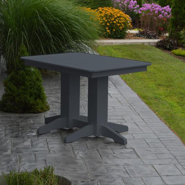 A &amp; L Furniture Recycled Plastic Rectangular Dining Table