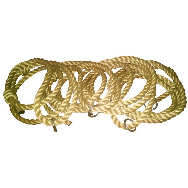 A &amp; L Furniture Rope Kit For Swing and Swingbed Ceiling Porch Swing Hardware 8ft