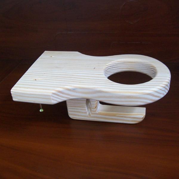 A &amp; L Furniture Solid Knotfree Yellow Pine Cupholder Cup Holders Unfinished