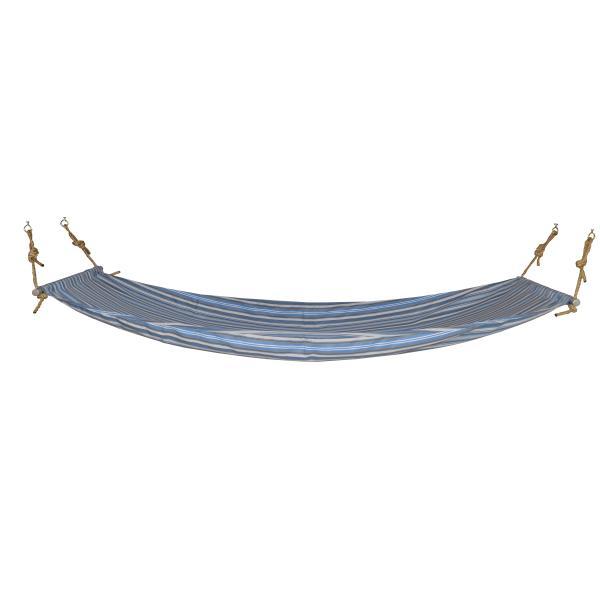 A & L Furniture Twin Hammock with Mounting Hardware Hammock Full / Blue Stripe